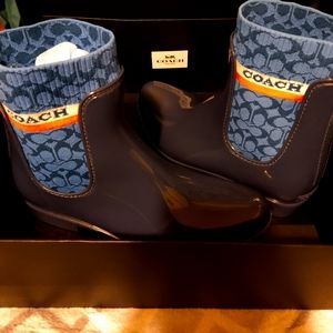 Coach rain boots